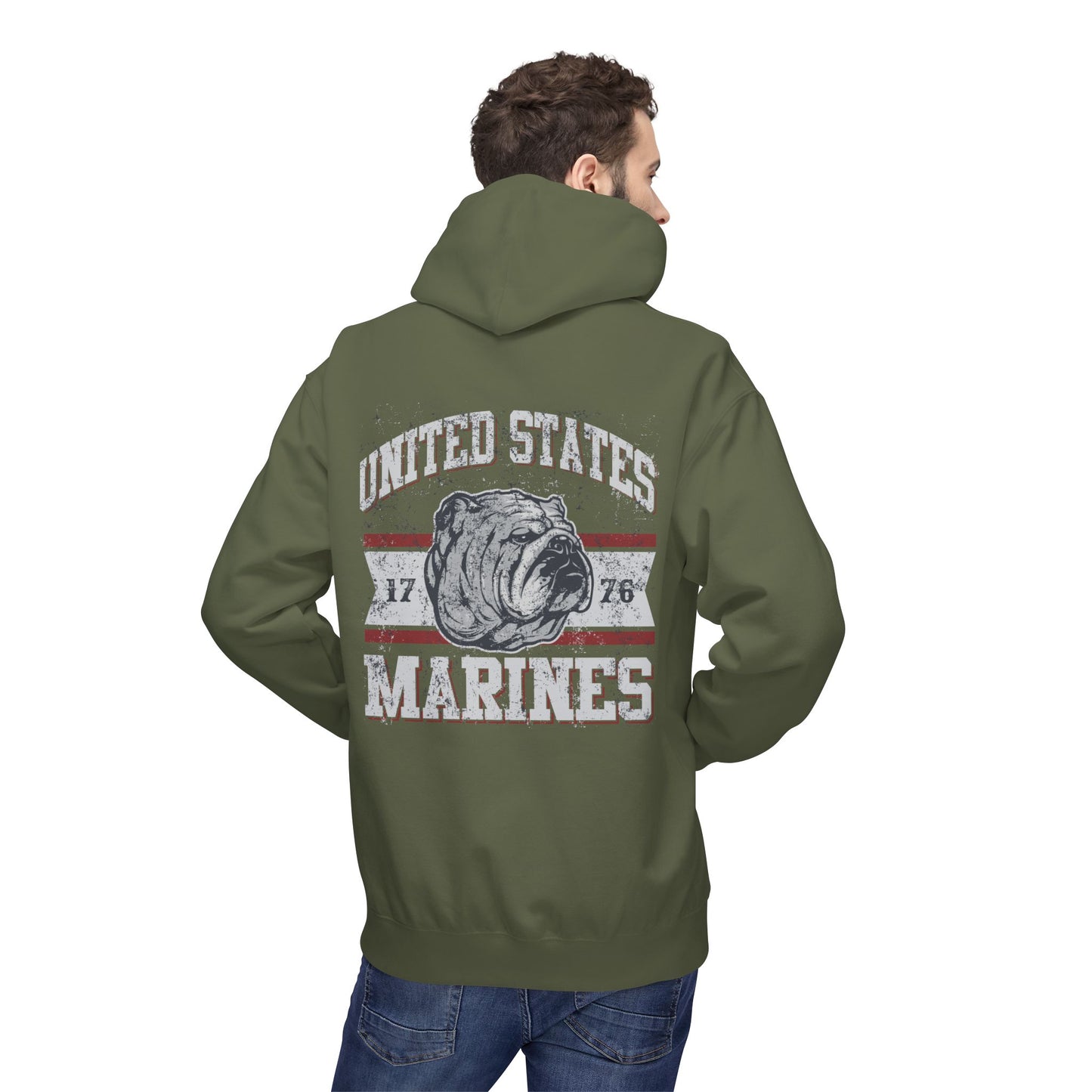 Marines Bulldog Hoodie