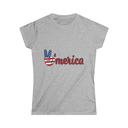 'Merica - Woman's softstyle tee