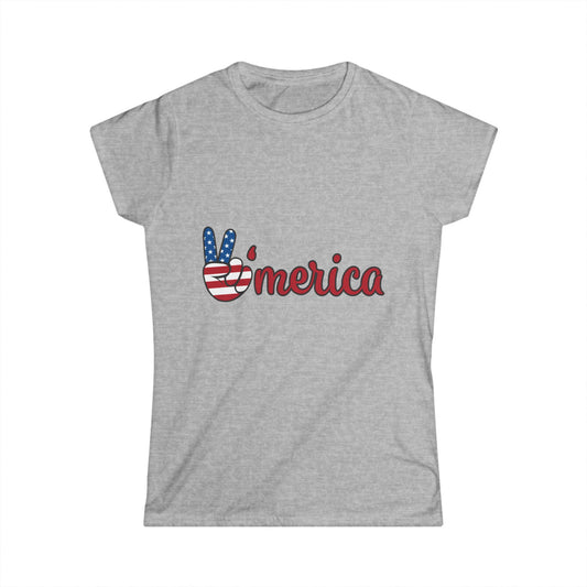 'Merica - Woman's softstyle tee
