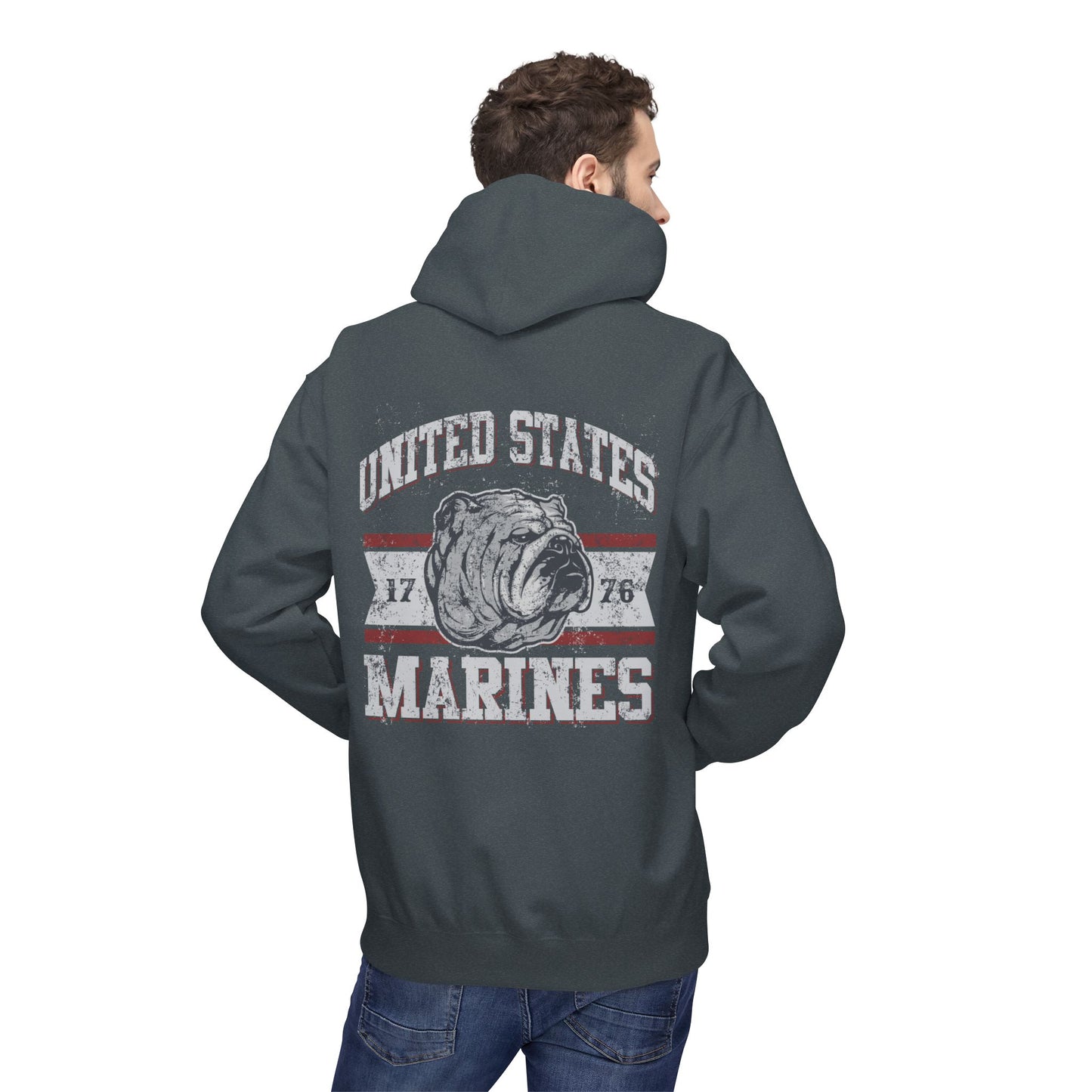 Marines Bulldog Hoodie