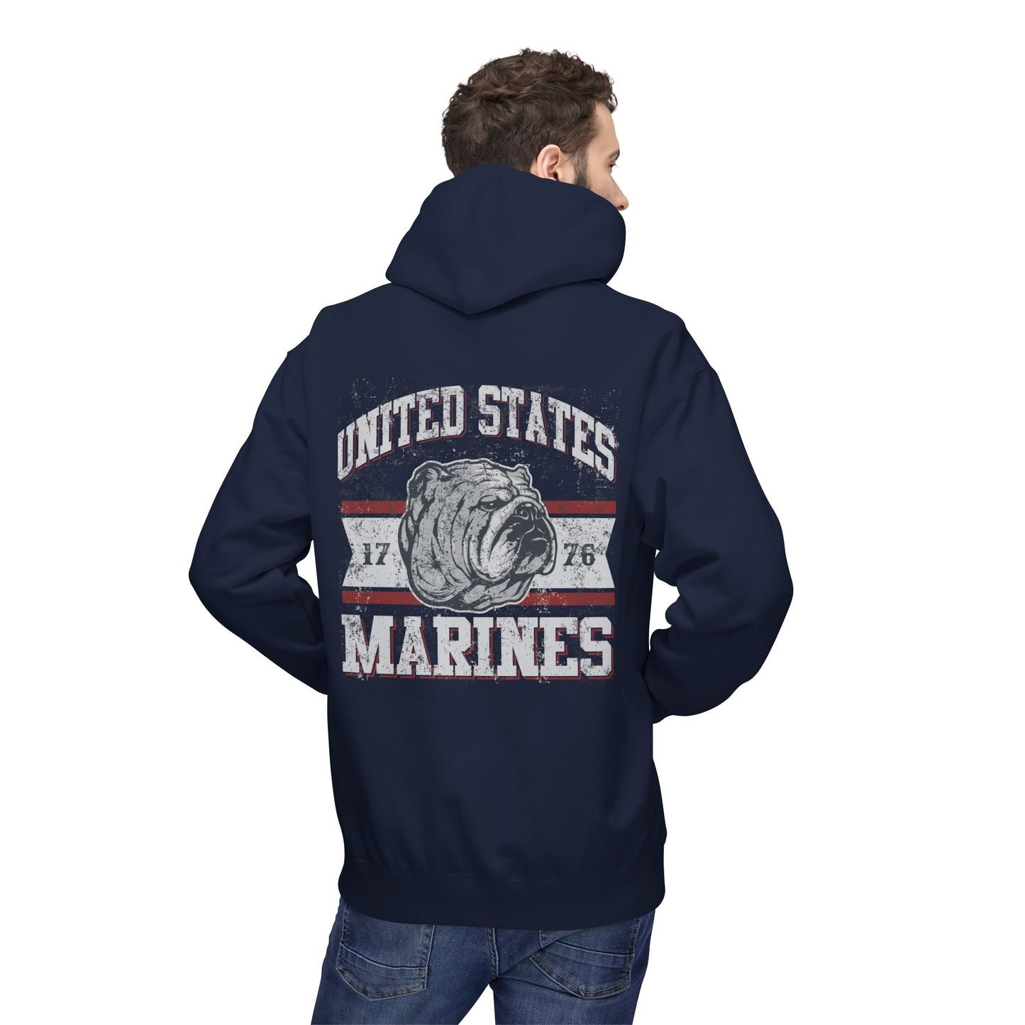 Marines Bulldog Hoodie