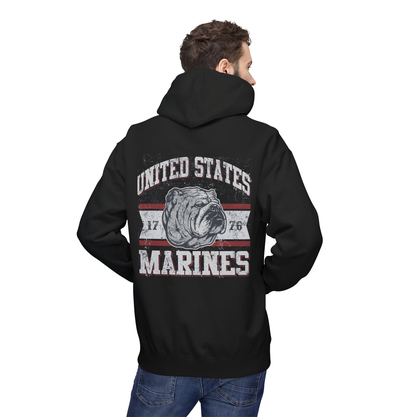 Marines Bulldog Hoodie