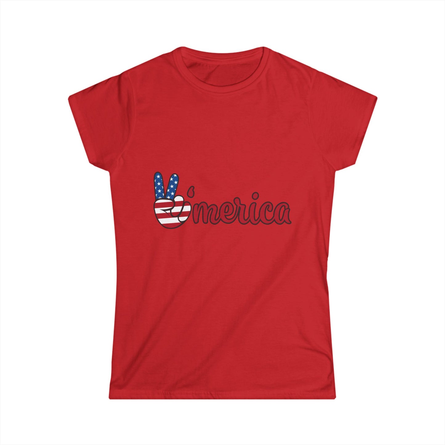 'Merica - Woman's softstyle tee