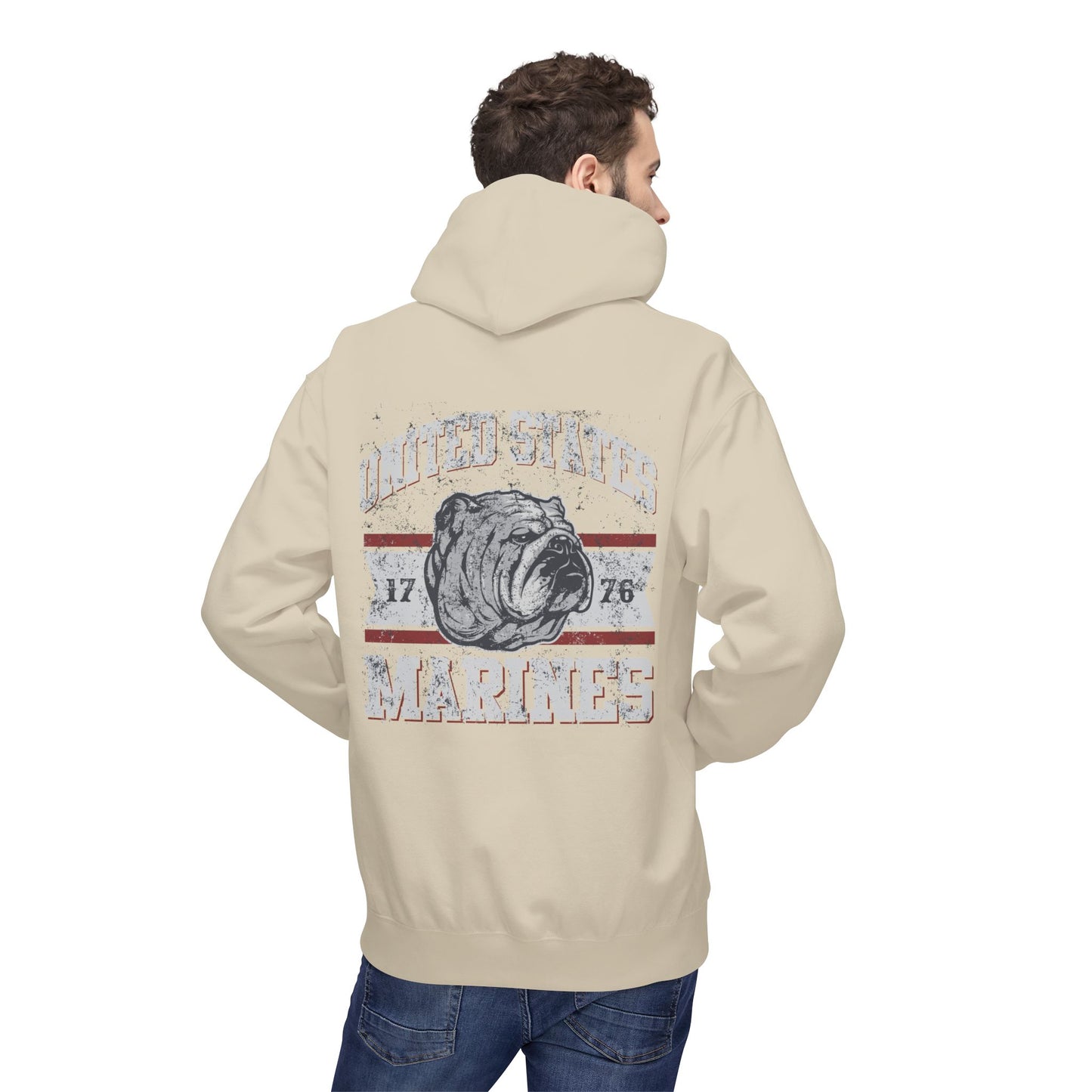 Marines Bulldog Hoodie